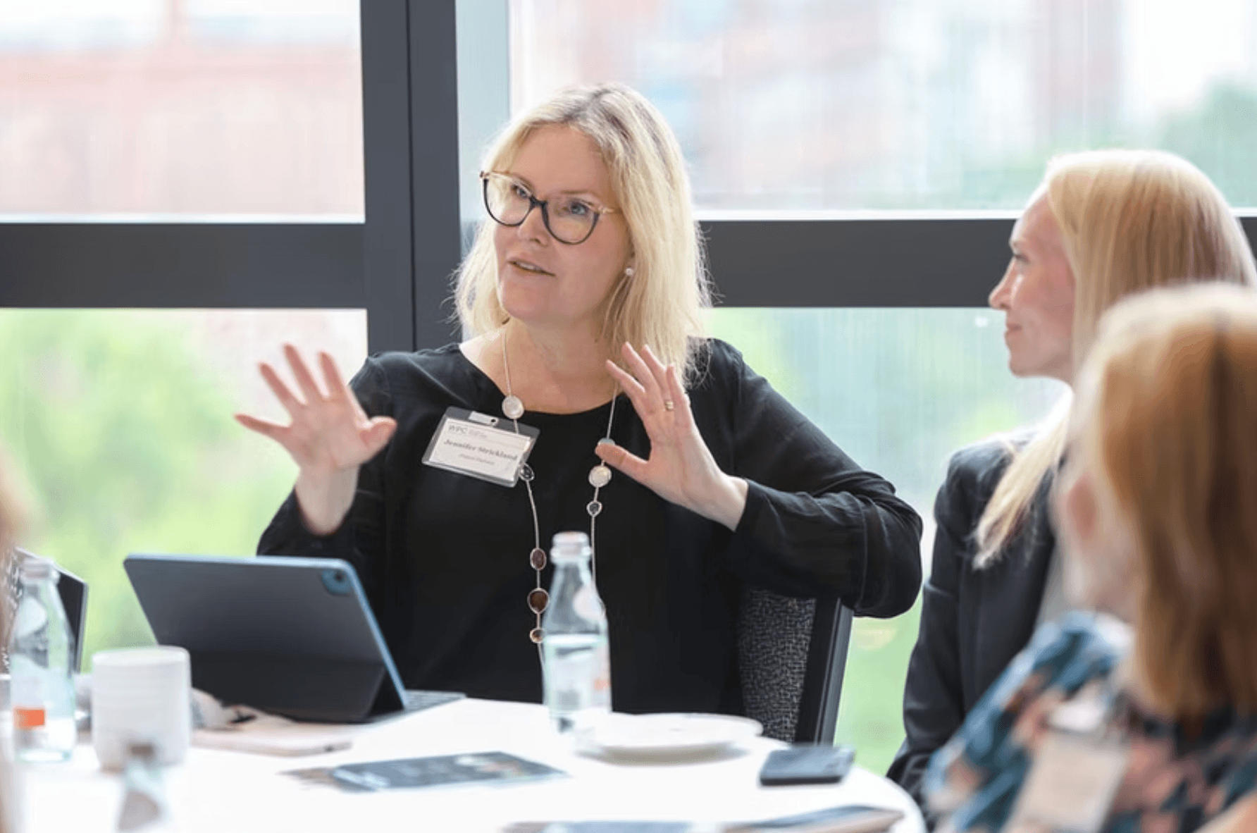 Jennifer T. Strickland at a Women in Private Credit panel discussion
